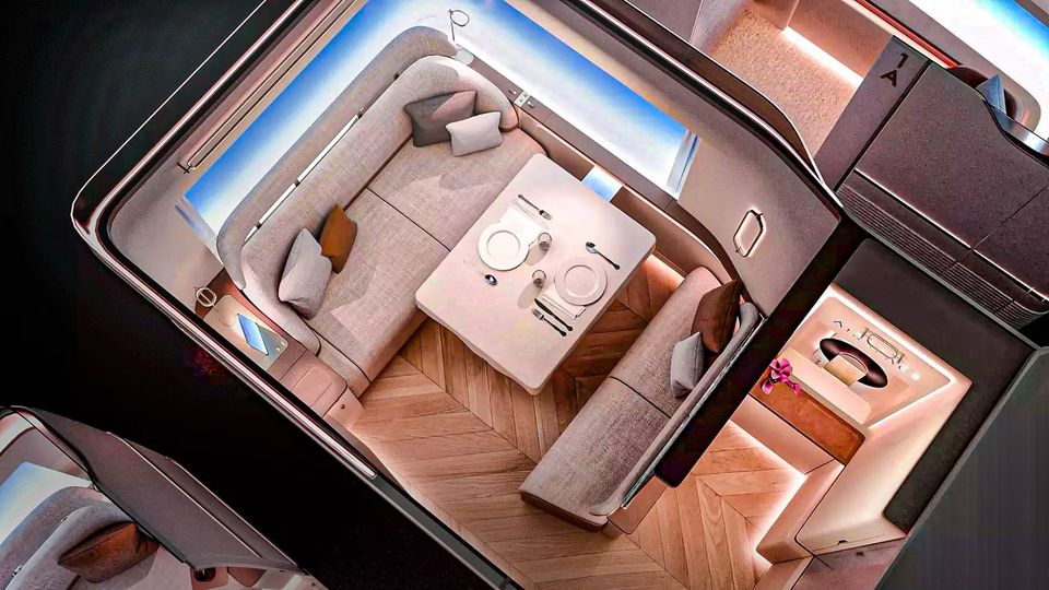 Airbus' A350 first class concept.