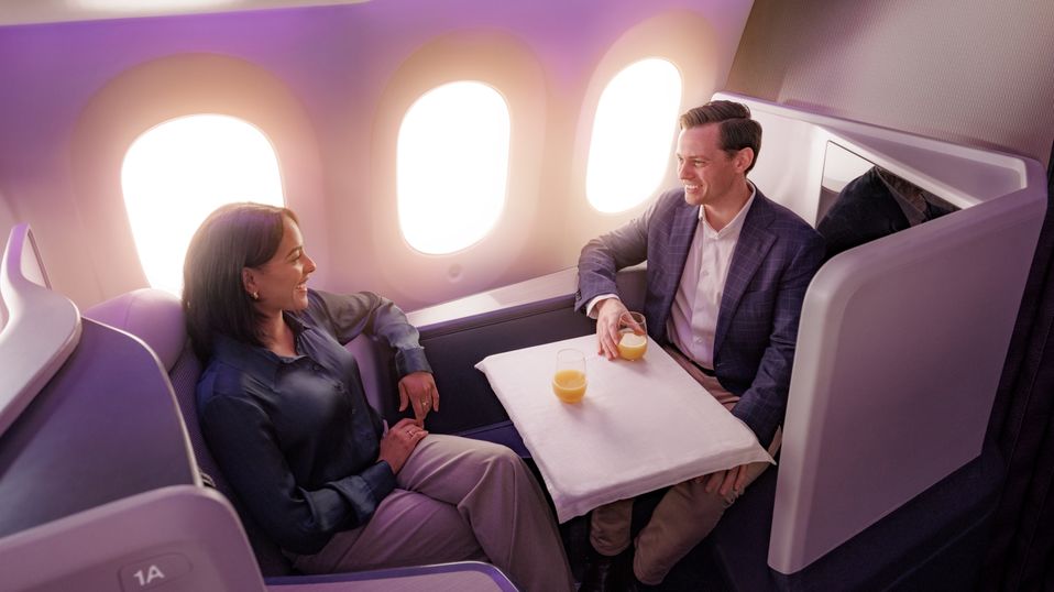 Air New Zealand's 787 Business Premier Luxe.