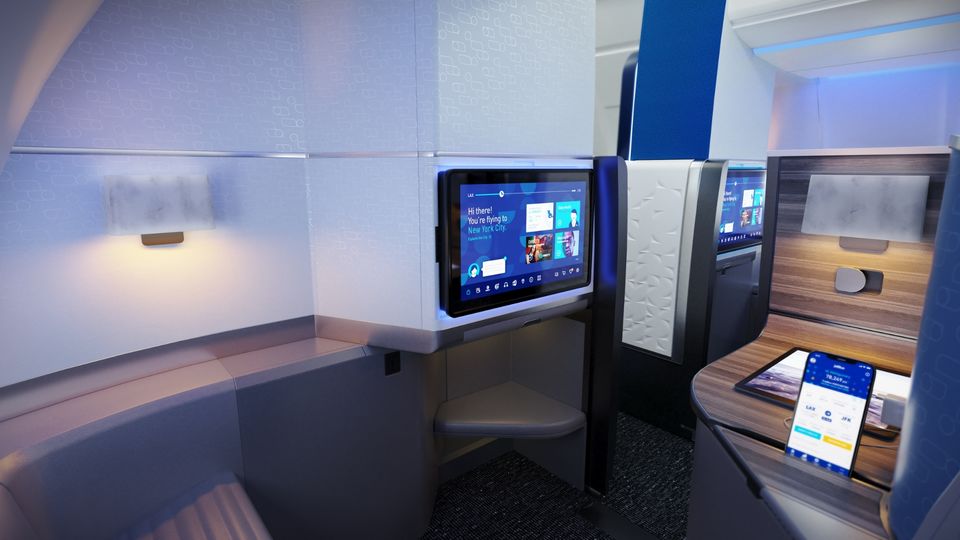 JetBlue's A321LR Mint Studio.