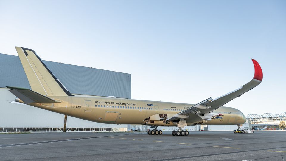Airbus will soon begin test flights for Qantas' ultra-long range A350-1000.