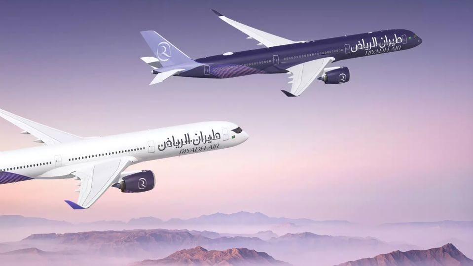 Riyadh Air's 787s will sport two striking liveries.
