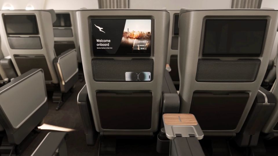 Qantas will fit Astrova OLED displays from tip to tail on its A350-1000 fleet.