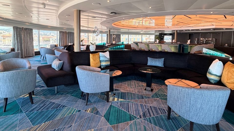 Take in the view while sipping a cocktail at The Observation Bar.
