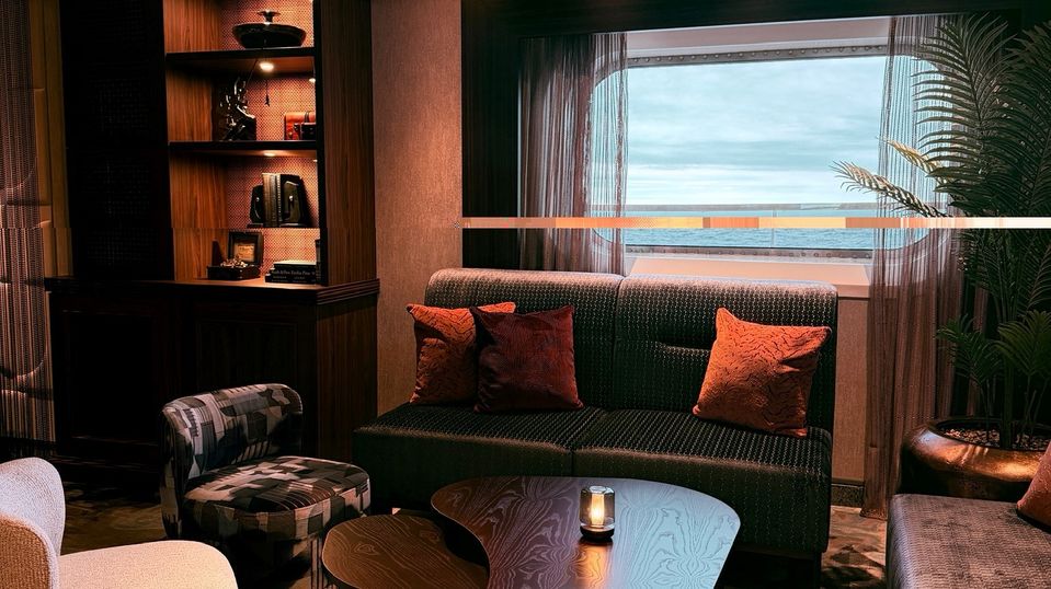 One of the chic cosy nooks at The Club.