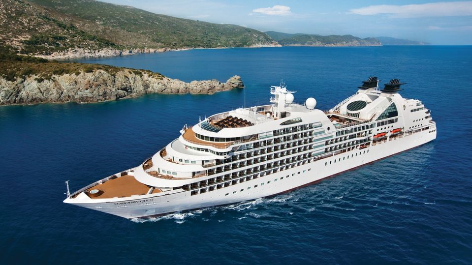 The Seabourn Quest continues her Mediterranean sailings.