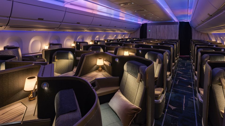 China Airlines' current flagship business class.