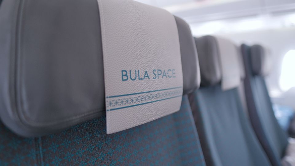 Fiji Airways' Bula Space: same economy seat, but with more legroom.