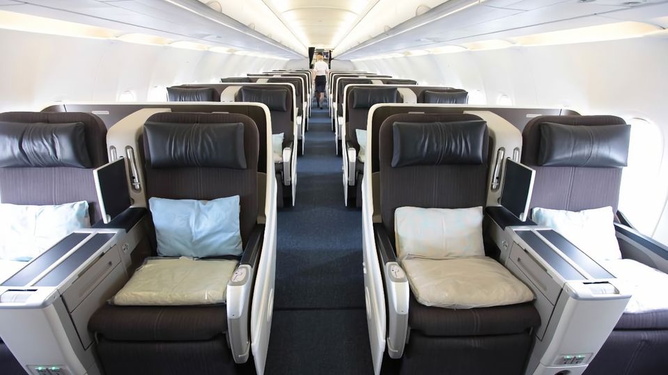 BA's 'all business class' A318 connected London City and New York JFK.