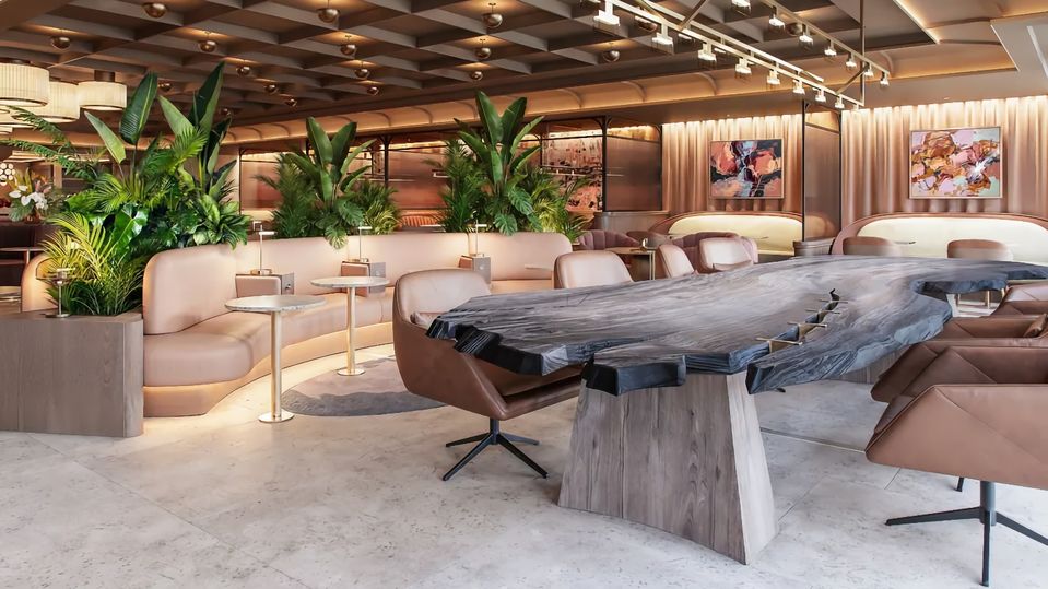 The new Aspire Lounge at London City Airport.