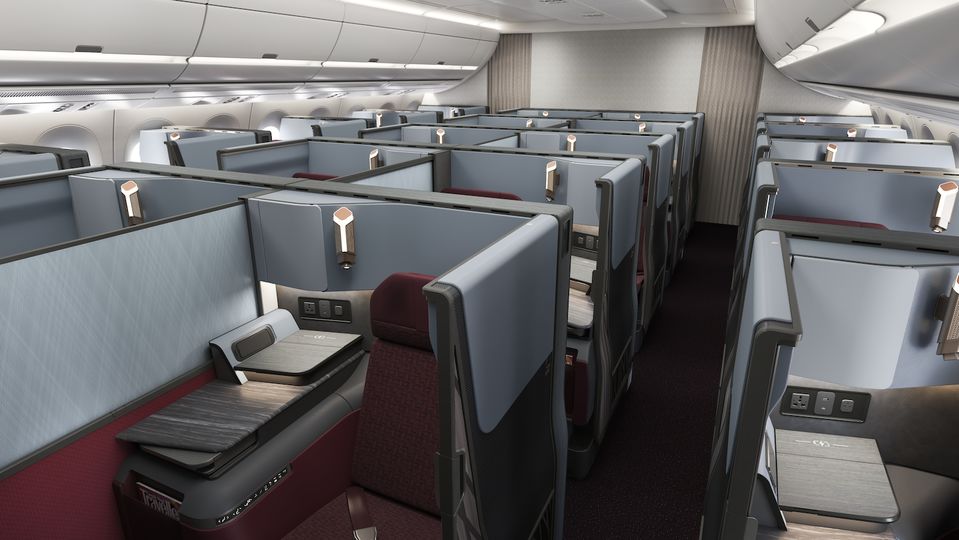 JAL's A350-1000 business class is coming to the Boeing 787-9.