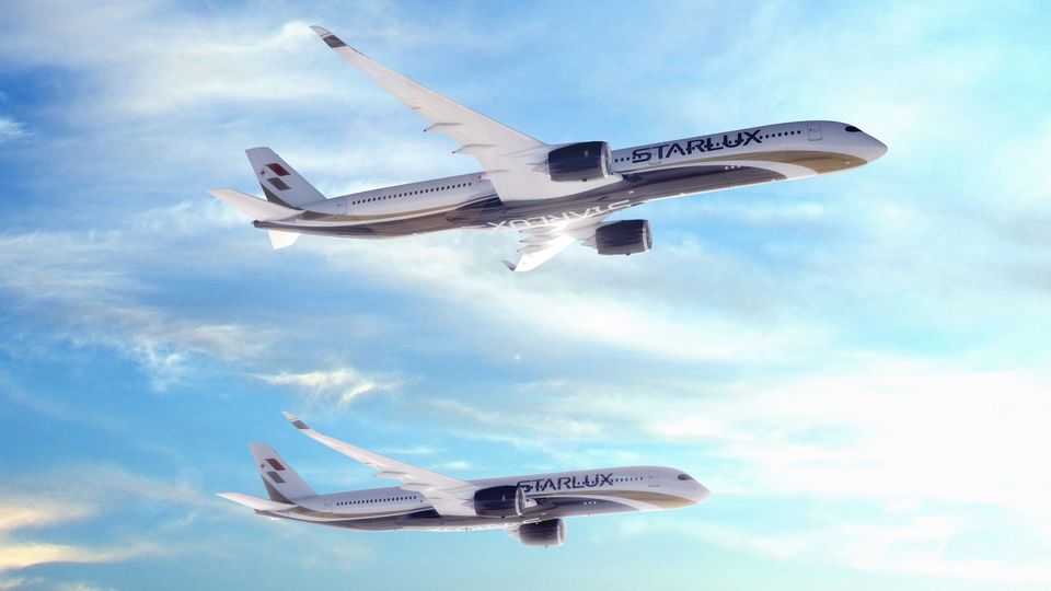 Starlux' long-range network consists of the Airbus A330neo and A350.