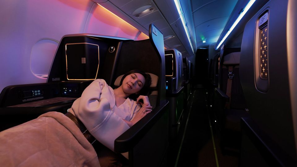 Starlux offers lie-flat beds across its Airbus A330neo and A350 fleet.