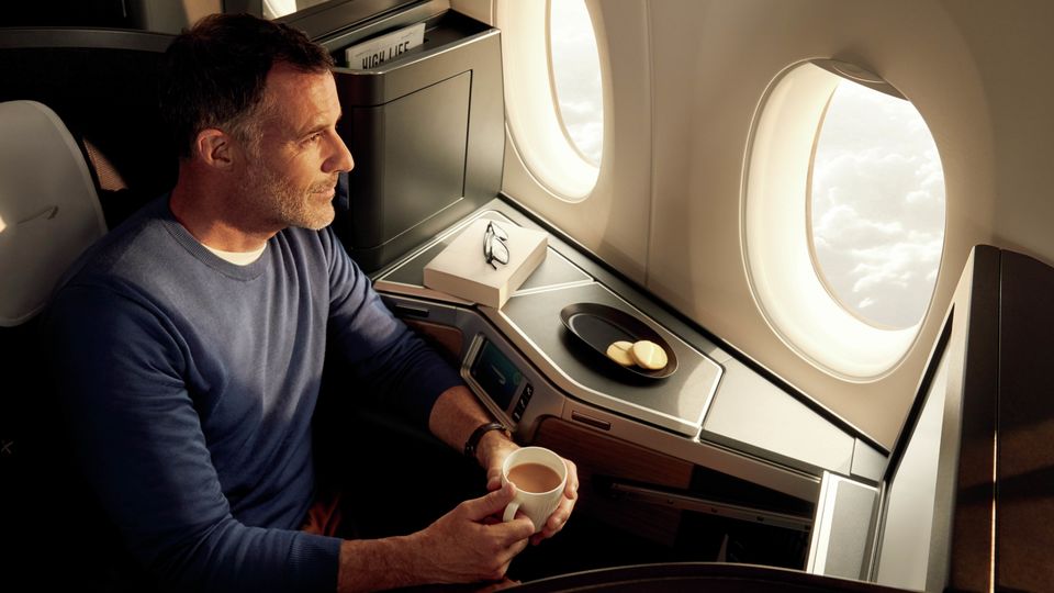 British Airways' Club Suite business class.
