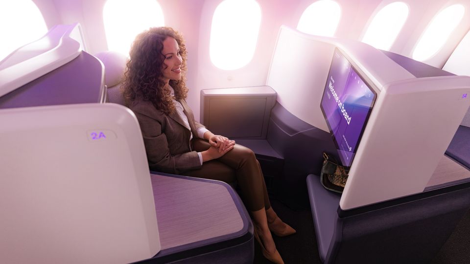 AirNZ's 787s rely on this bespoke Safran-designed Visa business class seat.