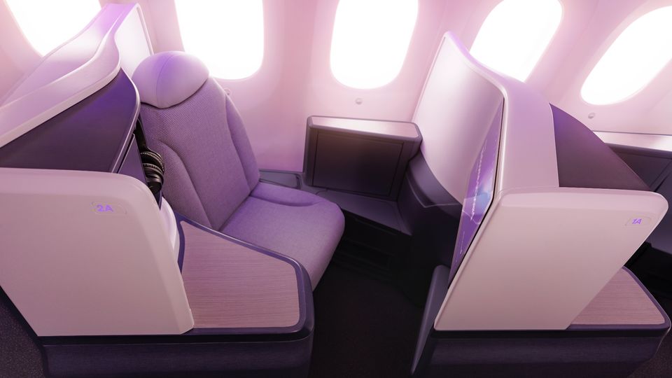 The geometry of the Safran Visa seat was tailored specifically for the Boeing 787.