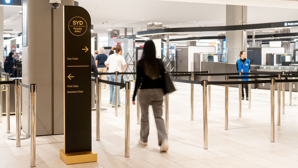 $20 helps you beat the queue for security screening.