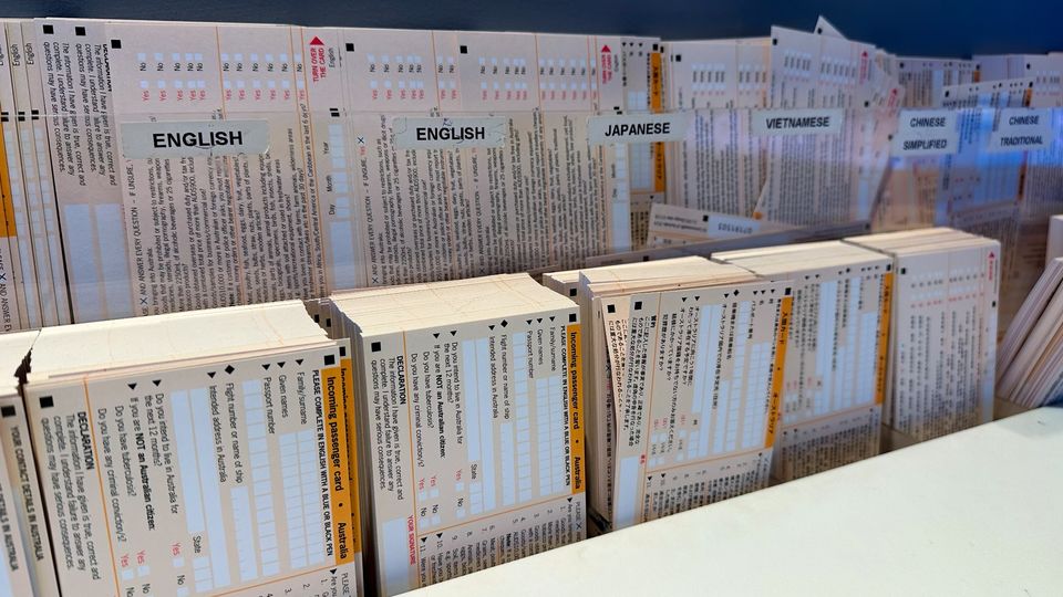 Paper arrivals cards will still be available as needed.