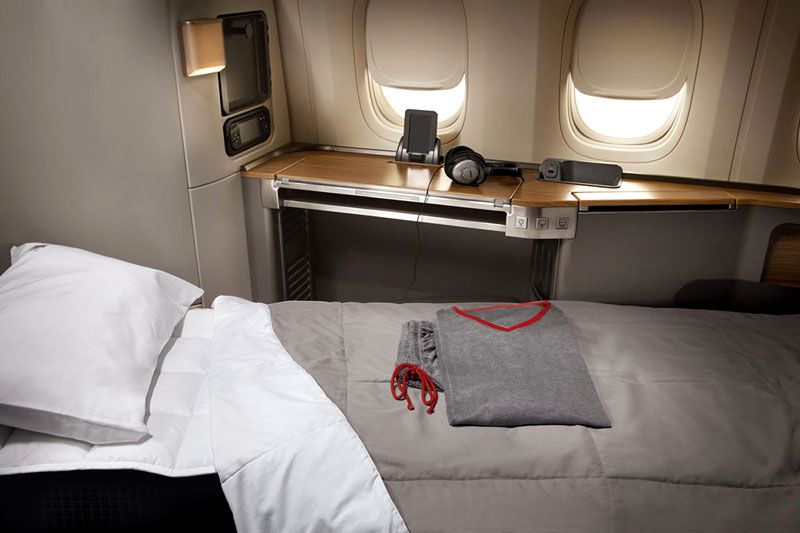 The seat's armrests lower to provide additional comfort...