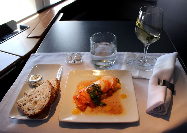 You'll also spot Pepe Saya butter: found too in Qantas business class and first class