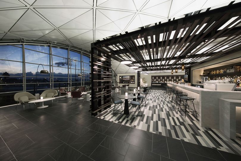 Flash your AMEX Platinum card for access to the Centurion Lounge in Hong Kong...