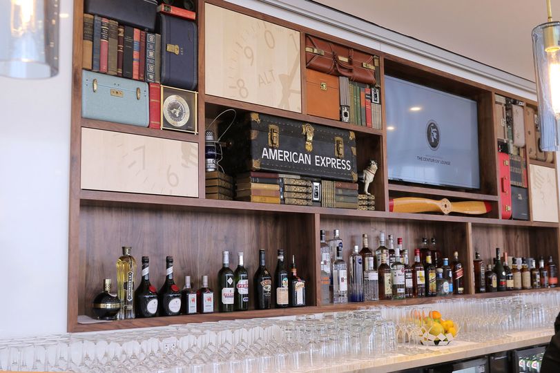 The bar comes well-stocked.... John Parra/Getty Images for American Express