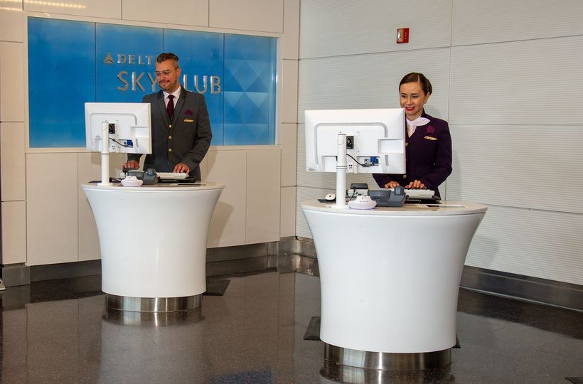 Welcome to the Delta Sky Club at DCA Airport