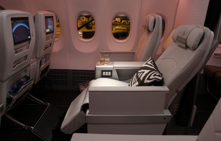 Fiji Airways' Boeing 737 MAX 8 business class