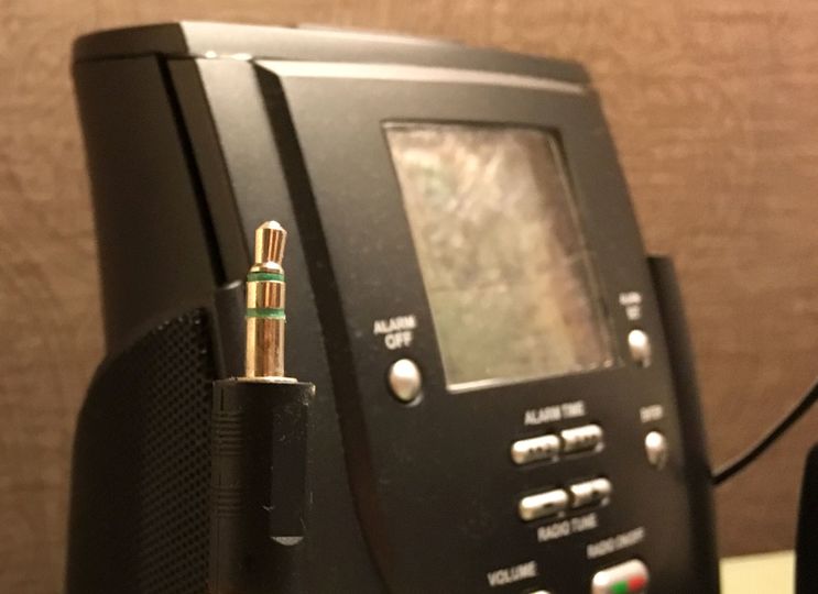 All too common: hotel radios that can't play music...