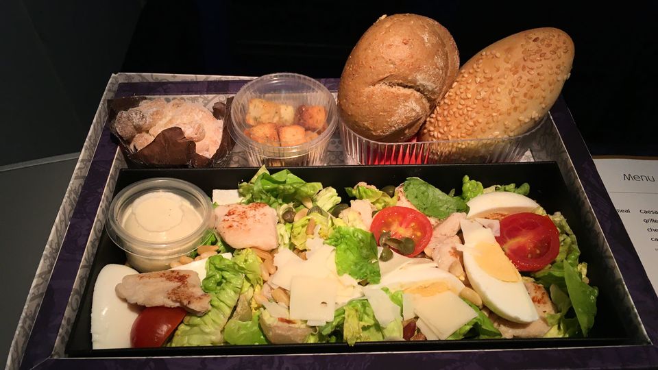 Business class passengers on the shortest KLM flights have long enjoyed boxed meals served on cardboard trays.