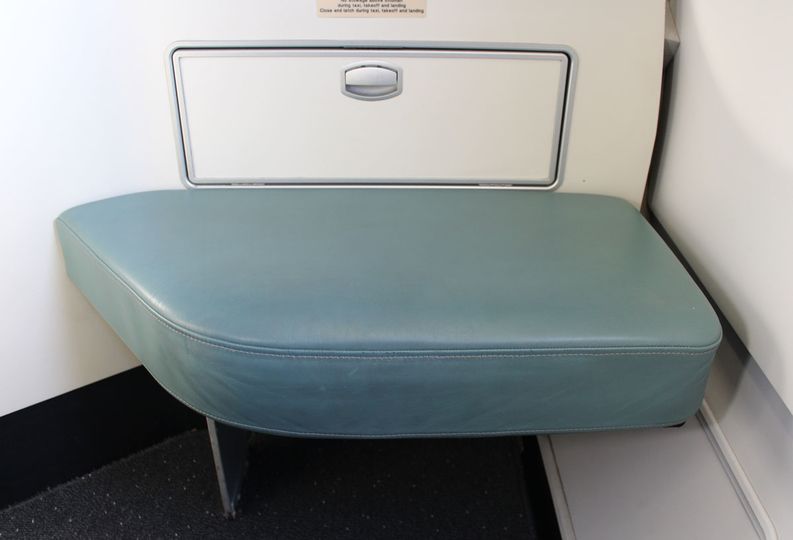 Korean Air Airbus A330-300 business class footrest