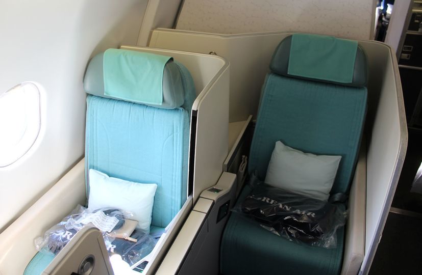 Korean Air's Airbus A330-300 business class seats