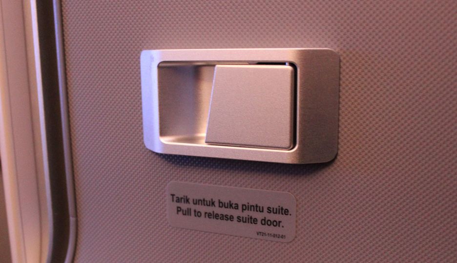 Don't fiddle with the other lock, however: it's only for emergency use.