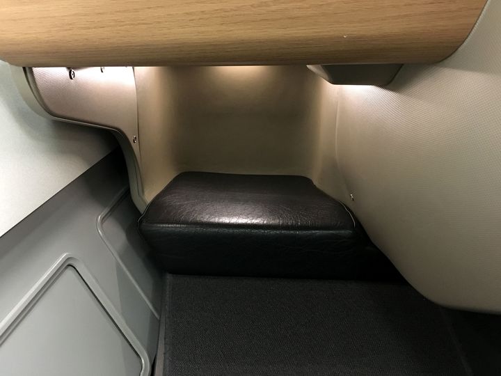 Qantas Airbus A330-300 business class footrest