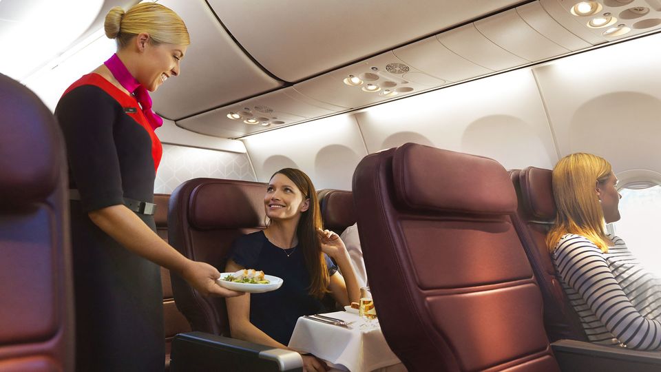 On Qantas and other partner flights, Enrich rewards where you sit, not what you spend.