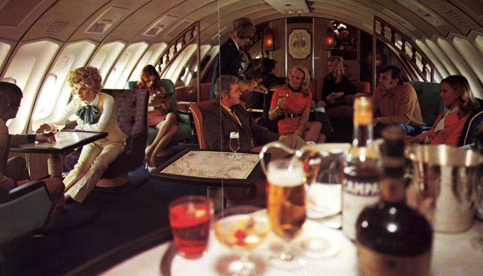 Qantas' Captain Cook Lounge.