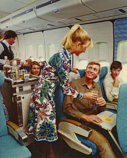 Yes, that's economy class in the original Qantas Boeing 747-200 series.