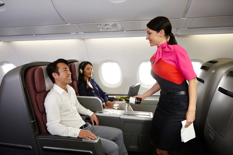Use your Dividend Miles to fly to Asia in business class with Qantas...