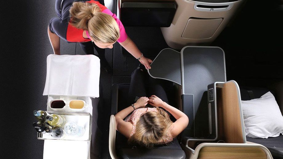 Use your bonus points to fly in a Qantas Business Suite to Perth...