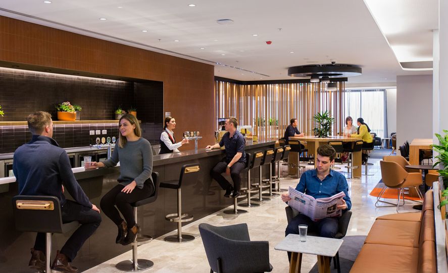 The Qantas Business Lounge, Perth