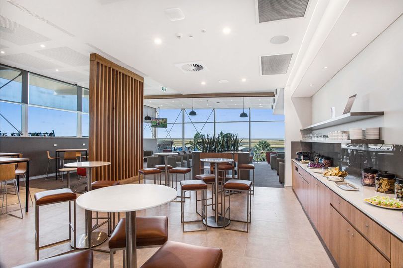 Qantas' new Karratha Regional Lounge opened earlier this year...