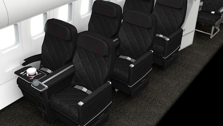 QantasLink Boeing 717 business cabin. Supplied