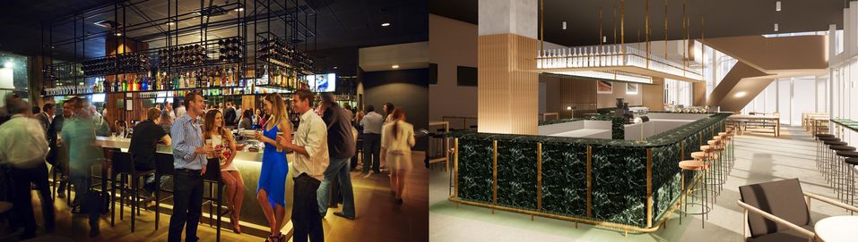 Touch Down Bar: old (left) vs. new (right)