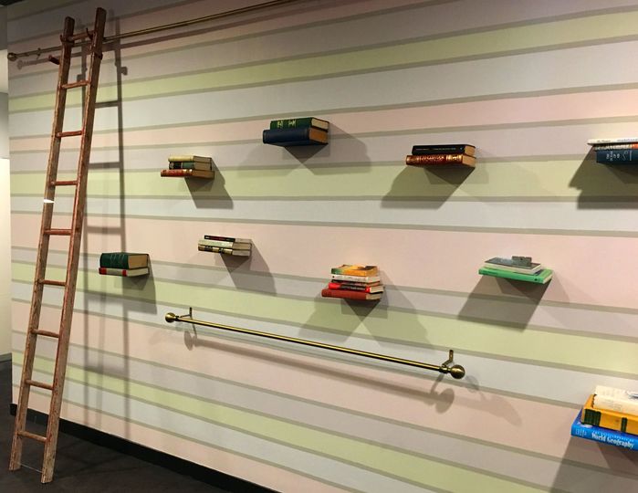 Rydges Sydney Airport Hotel library feature wall