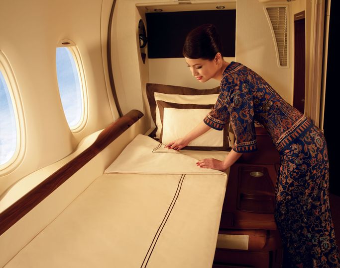 Welcome aboard Singapore Airlines Suites Class: bookable using miles...
