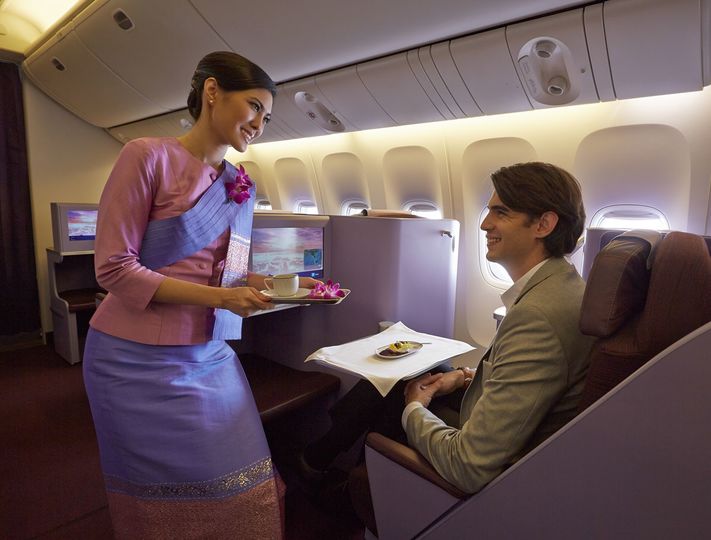 'Royal Silk' business class on Thai's Boeing 777-300ERs