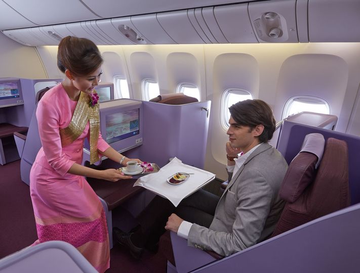'Royal Silk' business class on Thai's Boeing 777-300ERs